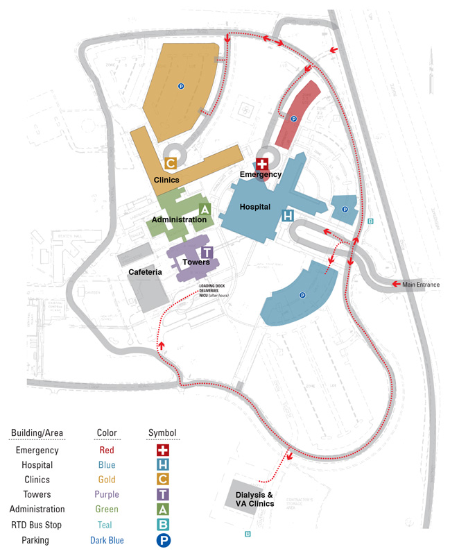 Campus Map - San Joaquin General Hospital